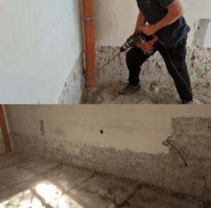 Andrássy-palota, injektálás és vízszigetelés - 2. ütem