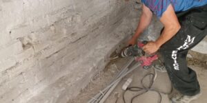 Budapest - tégla falú pince injektálása