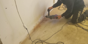 Pilis - vízszigetelés, injektálás